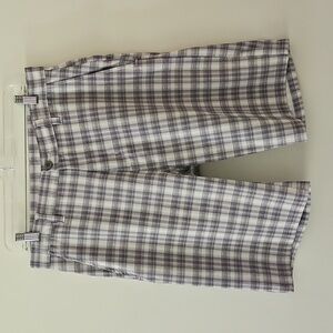 Ron Jon Surf‎ Shop Board Shorts Gray Plaid Beach Size 32